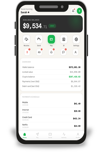 MyCash - Your Financial Home. MyCash mockup